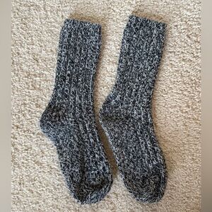 Wool Black and Gray Socks